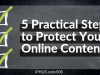 5 Easy Steps to Protect Online Content