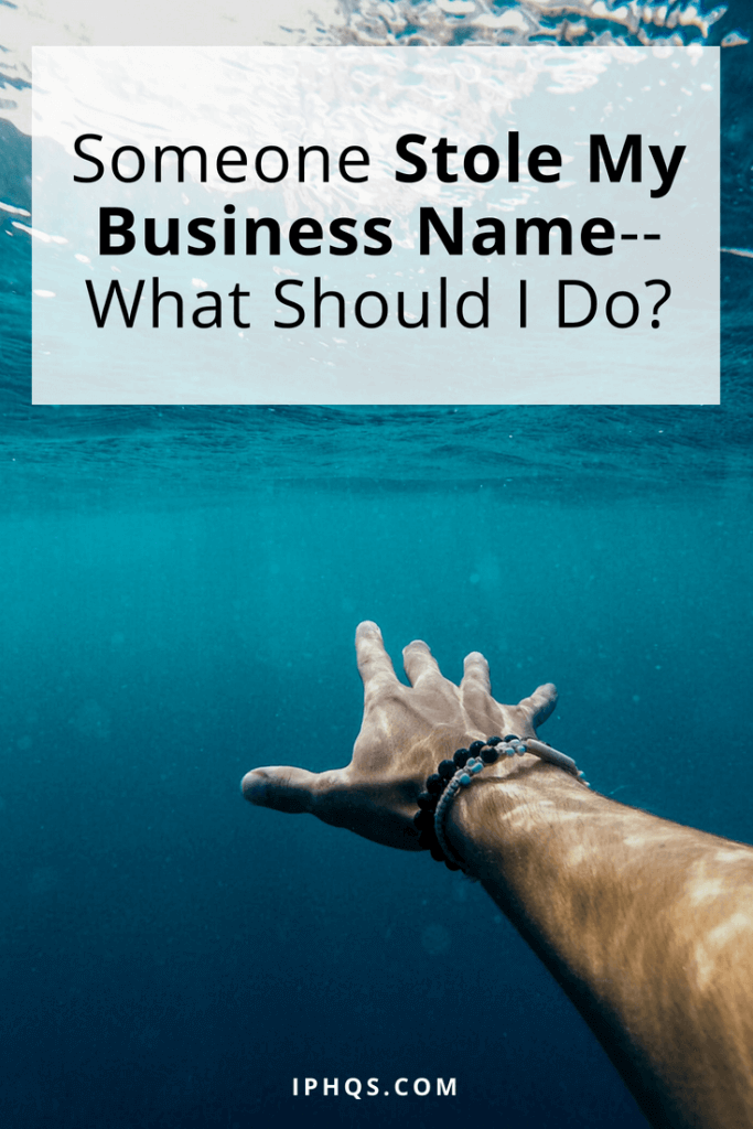 You've been working your butt off to brand yourself, and then one day you see a copycat and think, "Someone stole my business name! What should I do?" This post walks you through your options.