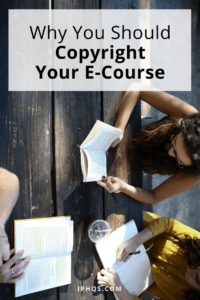 Wondering why you should copyright your e-course? Jason explains that your hard-earned work is more vulnerable than you think.